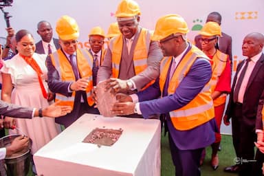 PT-Numérique : Augustin Kibassa Maliba lance les travaux de construction du nouveau siège social d&rsquo;Orange RDC à Kinshasa